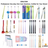 Ensemble de brosses à dents en plastique extra douces pour la famille, avec manche antidérapant, pour usage domestique et élimination de la plaque dentaire - Vente en gros