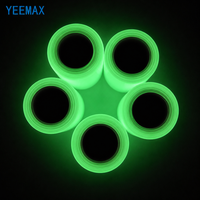 YEEMAX 1.24M*45.7M Película Luminiscente Amarillo-Verde Imprimible con Eco Solvente, PVC/PET Irrompible, Brilla en la Oscuridad, para Señales de Salida, 8 Años de Duración
