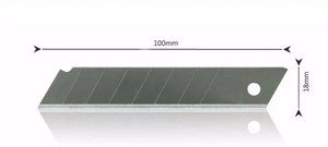 Cuchilla de uso Industrial, cortador de utilidad, 0,6mm de grosor, 100mm de longitud, 18mm - Product Image 4