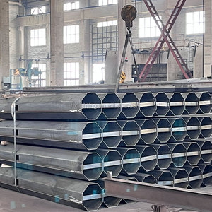 15ft 20ft 25ft 30ft 35ft thép đèn bài mạ kẽm 5M 6M 7M 8M 9m 10m 12M bát giác chiếu sáng đường phố cực - Product Image 5