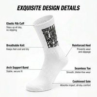 Chaussettes de sport respirantes pour hommes avec logo personnalisé, en coton peigné côtelé, pour la randonnée, certifiées OEKO-TEX 100
