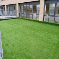 Meisen Umwelt freundliches Kunstrasen 35 mm40mm für Dach balkon im Freien Green Garden Spielplatz Landschaft bunter Rasen teppich