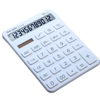 Calculatrice à écran LCD 12 chiffres True Solar avec tablette d'écriture, super grande et claire, pour le bureau et les affaires