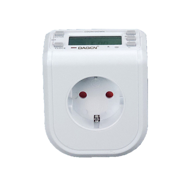 Electronic Small Screen Countdown Socket With Led Display Electronic Intelligent Timing Switch Timer Switch for Indoor Use