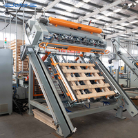 Machine à clouer les palettes en bois semi-automatique Saifan Sf9025 pour 2 à 4 charpentes, contrôle PLC, puissance 3kW, 0,6m/min, air compris 4m