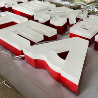 Lettres lumineuses en acrylique LED DakeSign, design gratuit, étanches IP65, personnalisables, éclairage multicolore, enseigne publicitaire commerciale