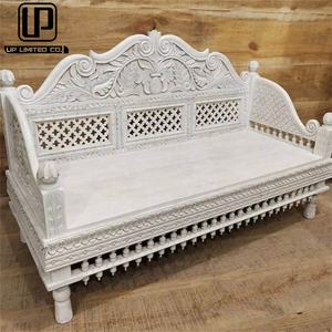 أنماط خشبية منحوتة يدويًا عتيقة هندية عالية الجودة مخصصة مخصصة أثاث عتيق - Product Image 1