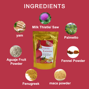 Pillole per l'ingrandimento di fianchi e bum organici polvere glutei e pillole per l'ingrandimento dell'anca miglioramento del corpo polvere di estratto di radice di maca - Product Image 3