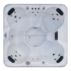 Professional <b>Massage</b> Bathtub 4 to 7 <b>Person</b> Hotel Resort Spa Center Spa Tub Hot Water Bathtub - Product Image 4