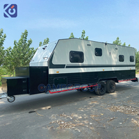 Camping-car de luxe haut de gamme, classe A, diesel, avec sorties coulissantes, équipements résidentiels, pour voyages en famille