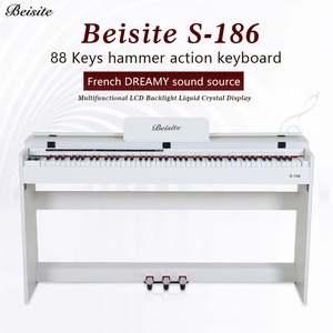 <span class=keywords><strong>Piano</strong></span> Digital Vertical Beisite 186, Teclado <span class=keywords><strong>MIDI</strong></span> Portátil para Niños, Set de Batería, Órgano Electrónico Profesional - Product Image 5