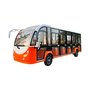 Mini autobús eléctrico de lujo de 14 pasajeros de fabricante chino
