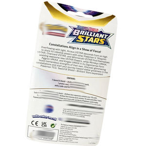 Empaque Personalizado Tipo Blister para Tarjetas Coleccionables Pokémon, Monedas, Tarjetas de Código Promocional TCG, Sellado - Product Image 3