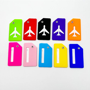Étiquettes de bagage en silicone souple en gros, accessoires de voyage, porte-noms de valise, étiquettes de bagages - Product Image 3