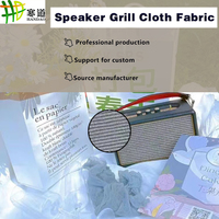 Jacquard Style Audio Stoff Lautsprecher Grill Staub dichte PVC-beschichtete Polyester Mesh Stoff rolle für Home Decoration Stereo Grille