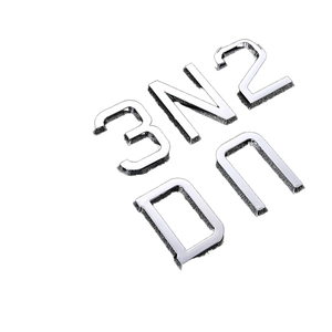 Silber und Messing Edelstahl Wandbehang Dekoration Alphabet Nummer Mode Hersteller Blech bearbeitung Artikel - Product Image 6