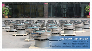 Hot rung màn hình Giá ROTARY Màn hình Coco sợi sieving sifter rung sàng lọc separator tròn Vibrator sàng máy - Product Image 3