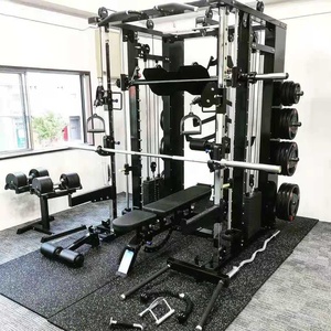 Máquina Smith Multifuncional para Entrenamiento de Fuerza con Equipo de Fitness Todo en Uno, Multifunción para <span class=keywords><strong>el</strong></span> Hogar y <span class=keywords><strong>el</strong></span> Gimnasio, <span class=keywords><strong>Precio</strong></span> de Fábrica - Product Image 1