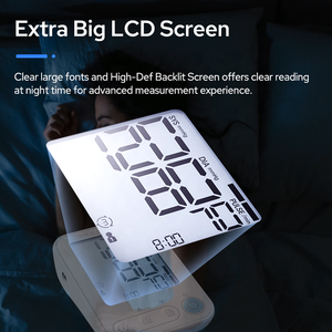 Transtek Bovenarm Aneroïde Sfygmomanometer Hypertensie Kijken Naar Apparatuur Bloeddrukmeter Met Lcd Backlight - Product Image 6