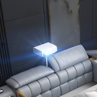 Lit intelligent moderne en cuir capitonné avec rangement, taille king, massage, lit intelligent multifonctionnel de luxe