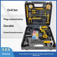 Perceuse sans fil multifonction 12V à deux vitesses, 2 engrenages, avec accessoires complets et kit de réparation complet, batterie lithium-ion – Meilleures ventes