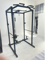 TOPTONS Multifonctionnel Simple Power Rack Acier et Fer Fitness Exerciseur pour Squats et autres entraînements