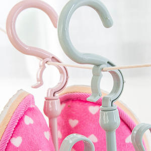 Wholesale Rotating Multipurpose Balcony Hanger Drying Plastic <b>Shoe</b> <b>Rack</b> Double Hook Outdoor Windproof <b>Storage</b> - Product Image 4