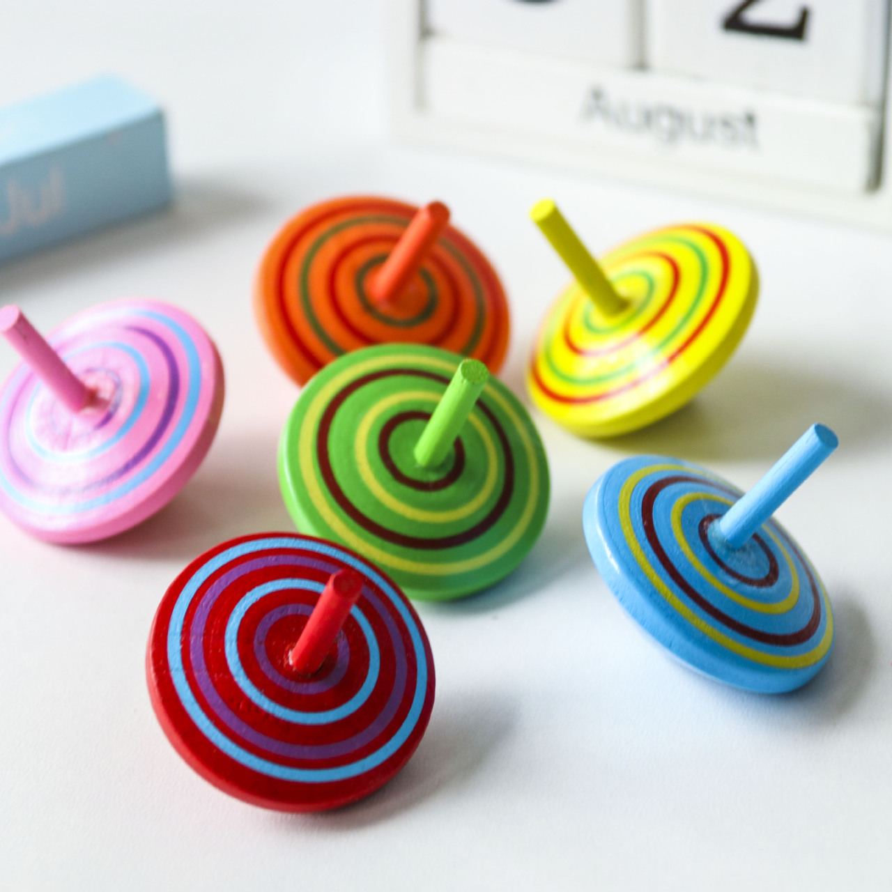 Детская деревянная спиннинговая игрушка для отдыха, Спиннер для детей, Классический спиннинг, подарок на день рождения