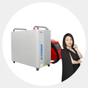 Máquina de solda a laser da fibra do cnc 1500w, refrigeração a ar, manual, micro máquina de solda a laser