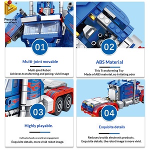 Panlos 621018-9 Grand <span class=keywords><strong>Optimus</strong></span> <span class=keywords><strong>Prime</strong></span> Mecha Wasp Robot Transformable King Mold Blocs de Construction <span class=keywords><strong>Jouet</strong></span> pour Garçon - Product Image 3