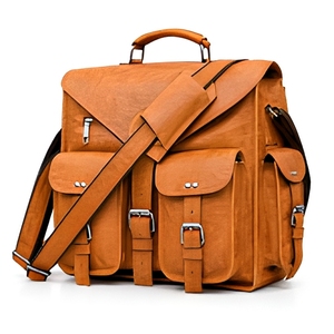 Real Leather <b>Small</b> <b>Messenger</b> <b>Bag</b> Sport Crossbody Shoulder Satchel Laptop Office Work Travel Unisex Business Gift Premium <b>Bag</b> Pro - Product Image 6