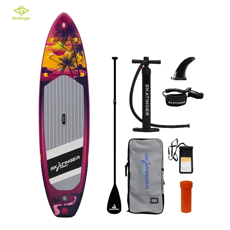 Skatinger personnalisé jeu d'eau surf stand up paddle board gonflable SUP board