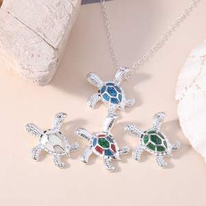 <span class=keywords><strong>Collana</strong></span> con Ciondolo a Forma di Animali Marini in Lega di Rame, Gioielli con Tartaruga e <span class=keywords><strong>Stella</strong></span> <span class=keywords><strong>Marina</strong></span> - Product Image 2