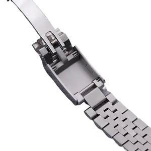 <span class=keywords><strong>Bracelet</strong></span> de montre de luxe réglable de 20 mm pour <span class=keywords><strong>Seiko</strong></span> Monster Penguin SBDY115 SRPE09 SRPD25, <span class=keywords><strong>bracelet</strong></span> en acier massif incurvé de type <span class=keywords><strong>Jubilee</strong></span> - Product Image 5