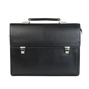Bolsa de mensajero de cuero vegano personalizada para <span class=keywords><strong>hombre</strong></span>, maletín para ordenador portátil de 15,6 ", negro, clásico, negocios, Oficina - Product Image 3