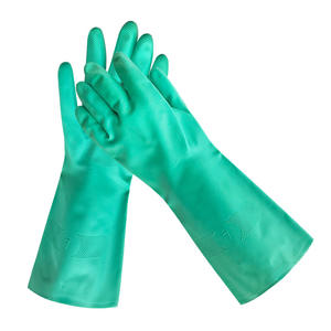 Gants de protection chimique en nitrile Hikari, taille 7, bouts des doigts texturés, pour la transformation alimentaire et le nettoyage, non stériles, sans latex - Product Image 3
