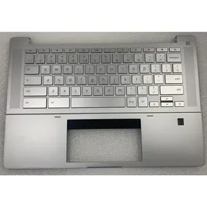 适用于惠普Chromebook Pro C640的M03451-031掌托键盘组件银色