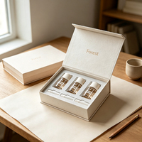 Caja de Envío de Cartón Corrugado Reciclado para Cosméticos, Perfumes, Cuidado de la Piel, Productos Faciales y Oculares, Embalaje al por Mayor Forest Packing
