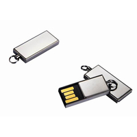 Mini clé USB en métal 4 Go Style lingots d'or Acier inoxydable 2.0 Clé USB Nouveau produit
