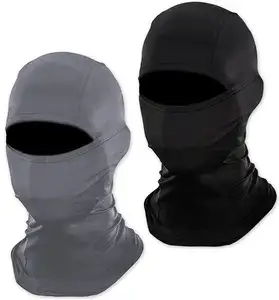 Tùy Chỉnh In Logo Thiết Kế Mặt Bìa Đan Đầy Đủ Mặt Balaclava Polyester 1 Lỗ Bìa Bán Buôn Cô Gái Beanies