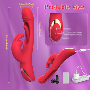 Juguetes Sexuales en Oferta de Fábrica, Vibrador de Punto G, Motor Dual, Vibración Fuerte, Vibrador de Conejo, Apto para Mujeres - Product Image 5