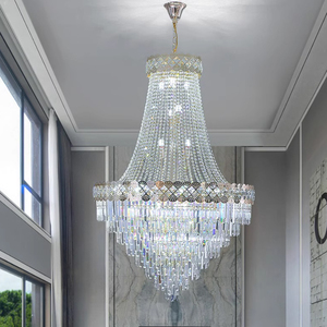 Lámpara colgante de cristal contemporánea de 220V, candelabro de luz moderno para sala de estar, Control remoto de gran tamaño, hoteles, restaurantes, bares - Product Image 2