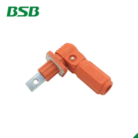 Connecteur de stockage d'énergie automobile à branchement rapide HV monocœur 1500V 80A 100A 130A pour BMS BESS