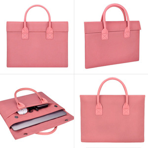BSCI Factory Portable <strong>Laptop</strong> Bag Women Fashion Briefcase Professional Women's Business Handbag 14 <strong>Inch</strong> Computer <strong>Laptop</strong> <strong>Sleeve</strong> - Product Image 4