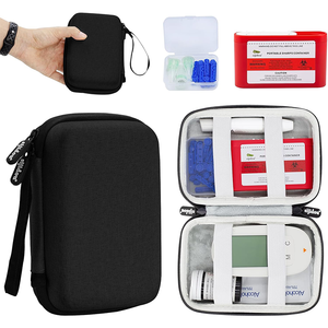 Estuche de Viaje Resistente de EVA para Kit Diabético, Protector para Glucómetro, Pluma de Insulina, Jeringa y Agujas Desechables - Product Image 6