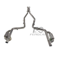 Échappement Catback sur mesure en acier inoxydable SS304 pour Dodge Challenger SRT Hellcat 6.2L 6.4L 2016-2024 – Silencieux optimisé pour un son amélioré