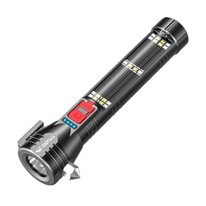 ไฟฉายฉุกเฉินแบบชาร์จพลังงานแสงอาทิตย์ Smiling Shark SD-5301-S พร้อมที่ทุบกระจกรถยนต์แบบพกพา อุปกรณ์ความปลอดภัยในรถยนต์ - Product Image 1
