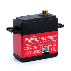 Servo de Control de fuerza constante HLS3620M 7,4 V 20Kg/8,4 V 25Kg Servo de núcleo de caja de aluminio Para brazo de Robot programable Pinza de bricolaje - Product Image 1