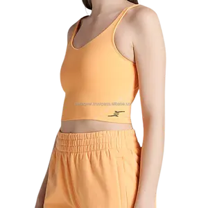 Hexa pro ציוד נשים הצוואר חולצת כותנה קלאסי, העליון טנק כותנה קלאסי, מיכל כותנה קל משקל התאמה אישית מלאה