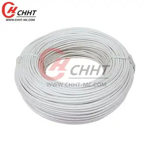 19awg High temperature heating wire,AGRP White silicone rubber glass fiber woven wire